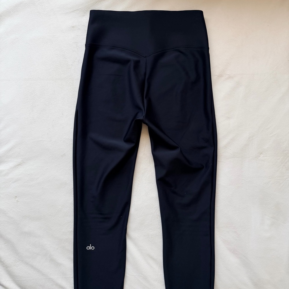 ALO YOGA AIRLIFT HIGH - WAIST SLEEK LEGGING - BLACK - Picture 6 of 6